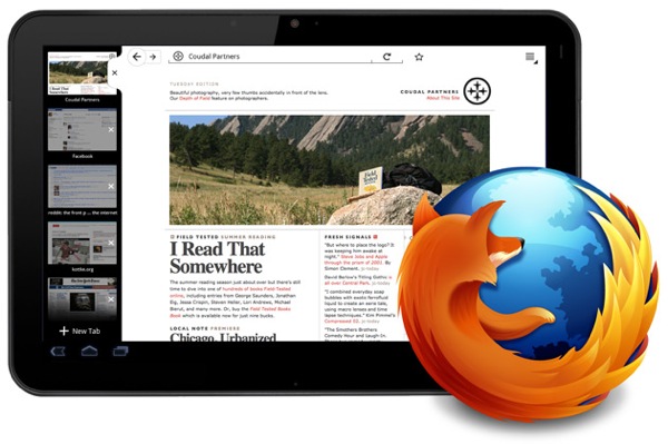 Firefox android tablets
